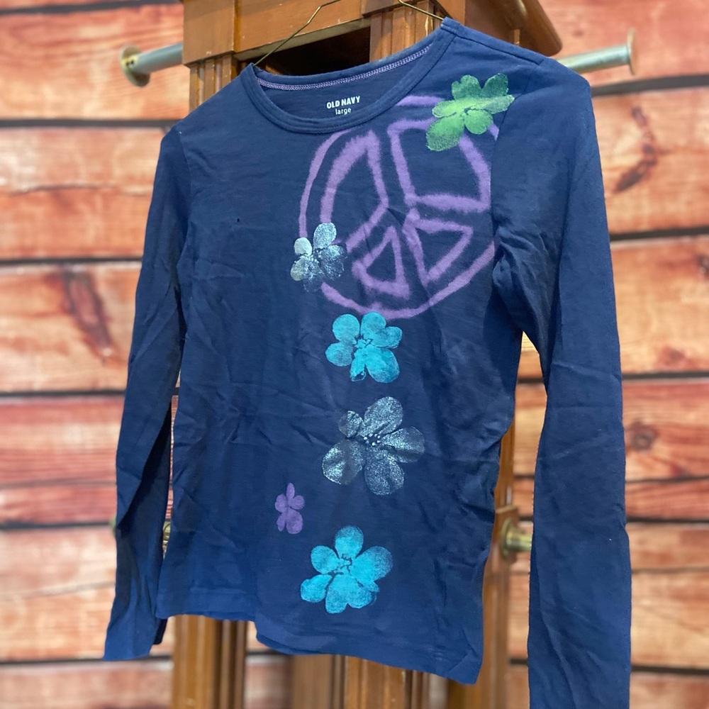 Girls Peace Longsleeve Size L